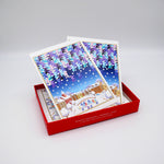 'Snowball Fight' by Makoto Nakamura Christmas Cards (Box of 12)