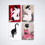 Beauties & Cats Cards (Pack of 4) Online Exclusive