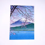 Mount Fuji in Springtime Art Print (A4)